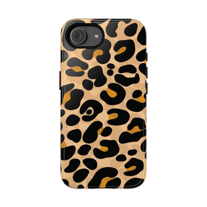 Stylish Mocha Leopard Print Phone Case - Orange Phone Case - iPhone 17e / Glossy