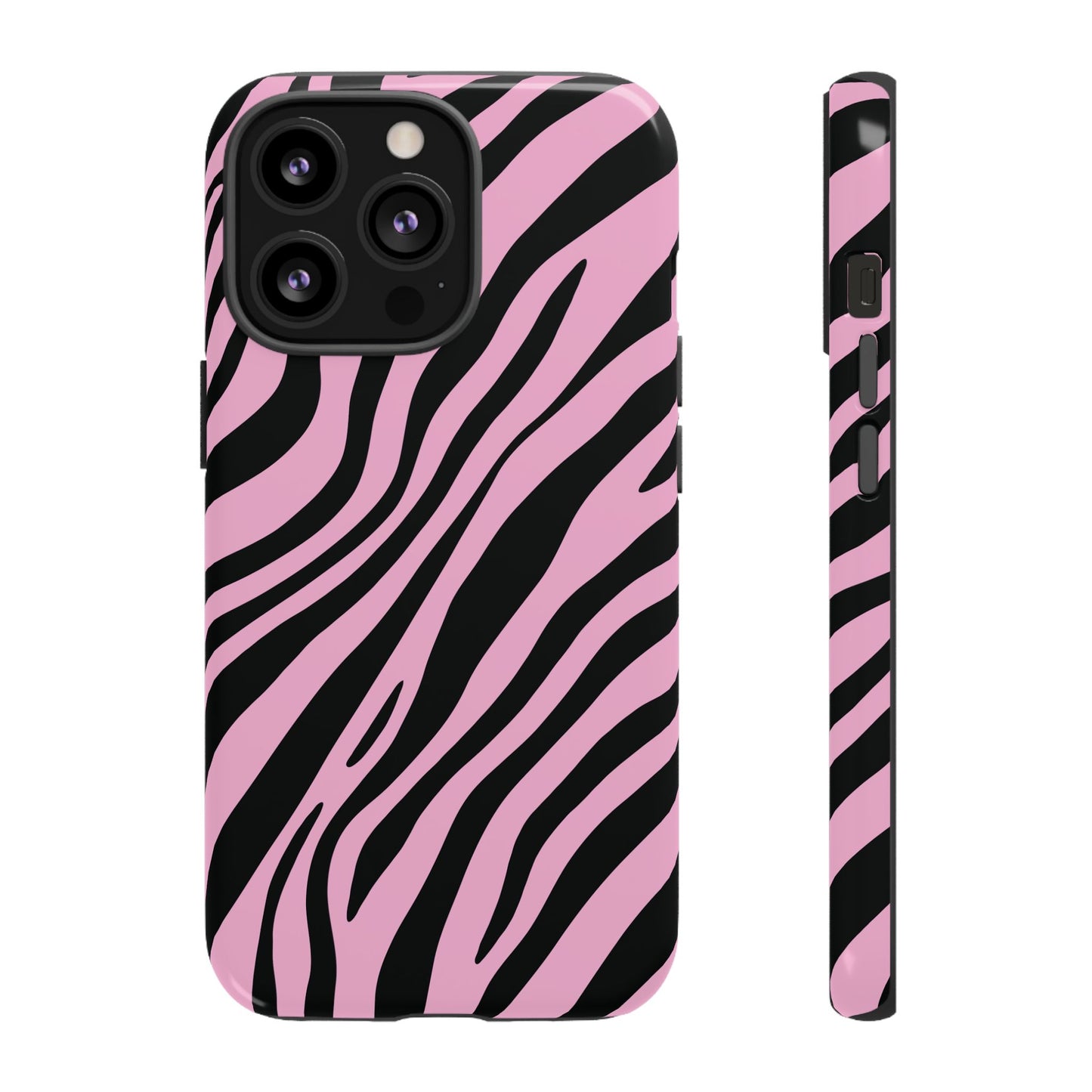Modern Blush Zebra Print Phone Case