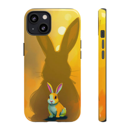 iPhone 13 / Glossy Phone Case - Shadow Rabbit Design Phone Case