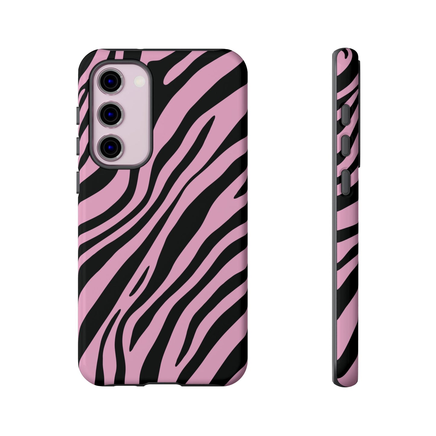 Modern Blush Zebra Print Phone Case
