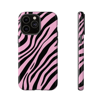 Modern Blush Zebra Print Phone Case