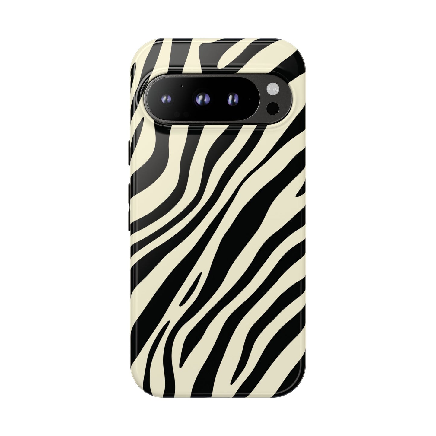 Modern Neutral Zebra Print Phone Case