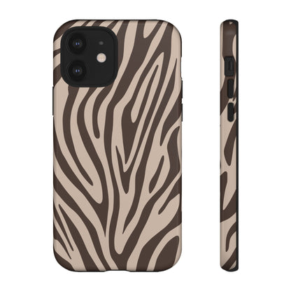Boutique Mocha Tiger Print Phone Case