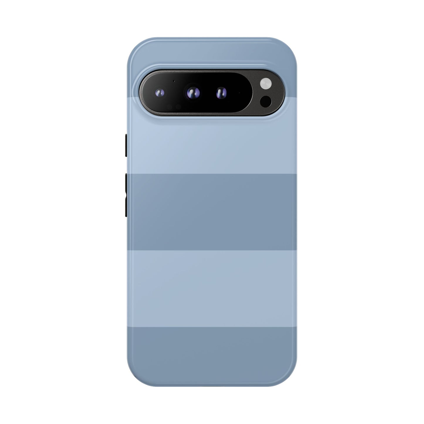 Light Blue Horizontal Stripe Pattern Phone Case - Blue Phone Case - Google Pixel 9 Pro XL / Glossy