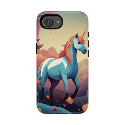 Stylised Unicorn Design Phone Case - Multicolor Phone Case - iPhone 17e / Glossy
