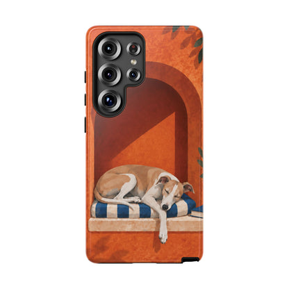 Whippet Siesta Nook Phone Case - Multicolor Phone Case - Samsung Galaxy S25 Ultra / Glossy