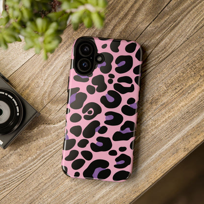 Pretty Pink & Lavender Leopard Print