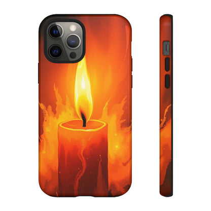 Red Candle Phone Case - Multicolor Phone Case - iPhone 12 Pro / Glossy