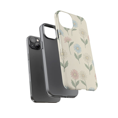 Pretty Pastel Daisy Pattern Phone Case