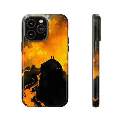 iPhone 14 Pro Max / Glossy Phone Case - Gothic Watercolour Scene Phone Case