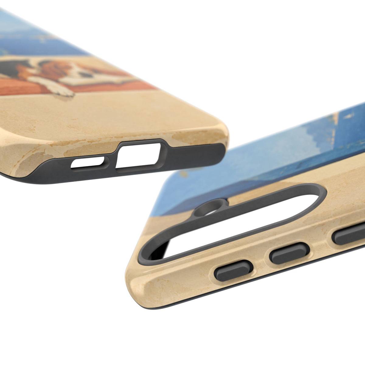Basset Hound Unfinished Chapter Phone Case - Multicolor Phone Case