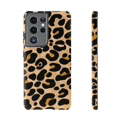 Stylish Mocha Leopard Print Phone Case