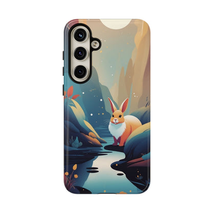 Stylised Rabbit Design Phone Case - Multicolor Phone Case - Samsung Galaxy S24 Plus / Glossy