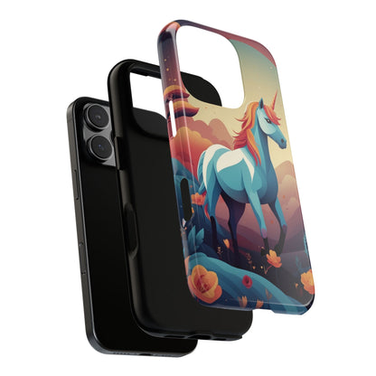 Stylised Unicorn Design Phone Case