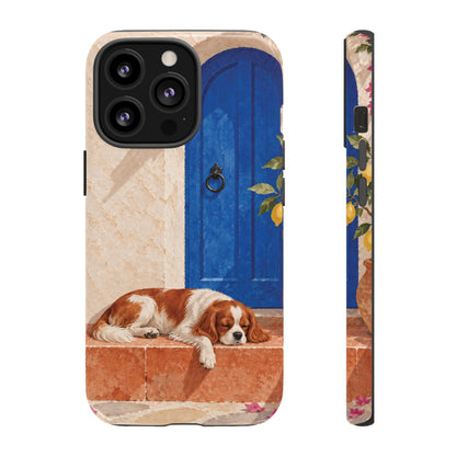 Cavalier King Charles Spaniel Blue Door Siesta Phone Case - Multicolor Phone Case - iPhone 13 Pro / Glossy