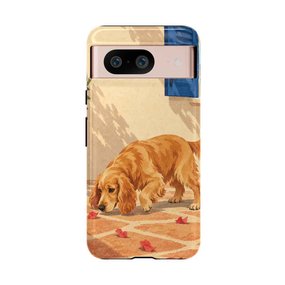 Cocker Spaniel Scent Trail Phone Case - Multicolor Phone Case - Google Pixel 8 / Glossy