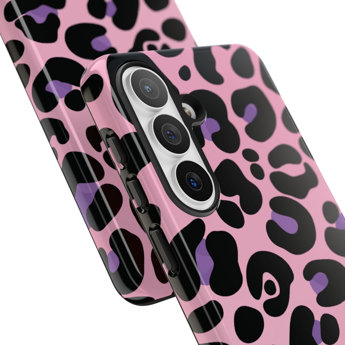 Pretty Pink & Lavender Leopard Print