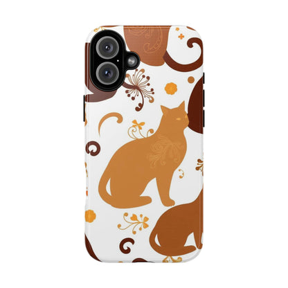 Abstract Cat Pattern Phone Case - Multicolor Phone Case - iPhone 16 Plus / Glossy
