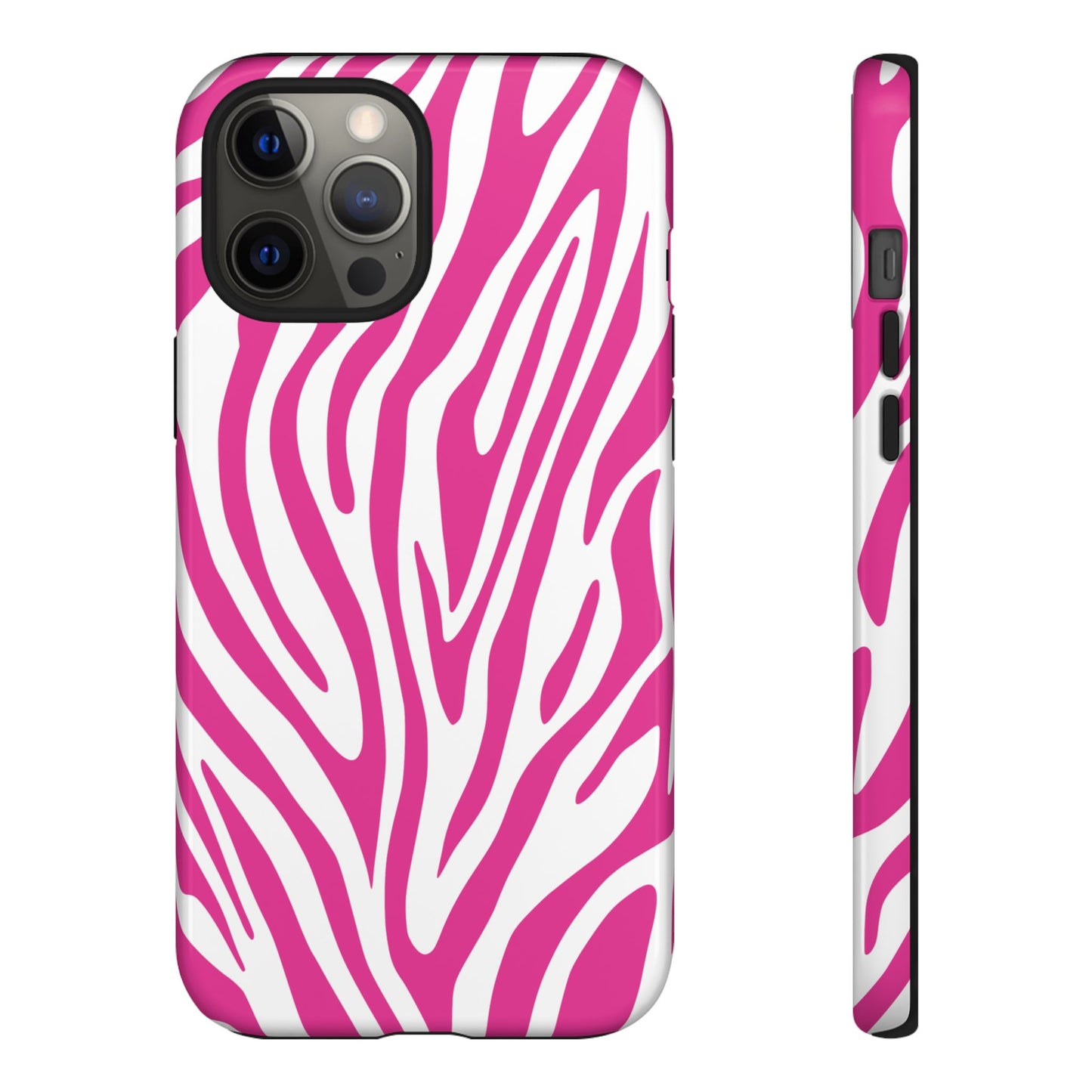 Graphic Hot Pink Tiger Print Phone Case