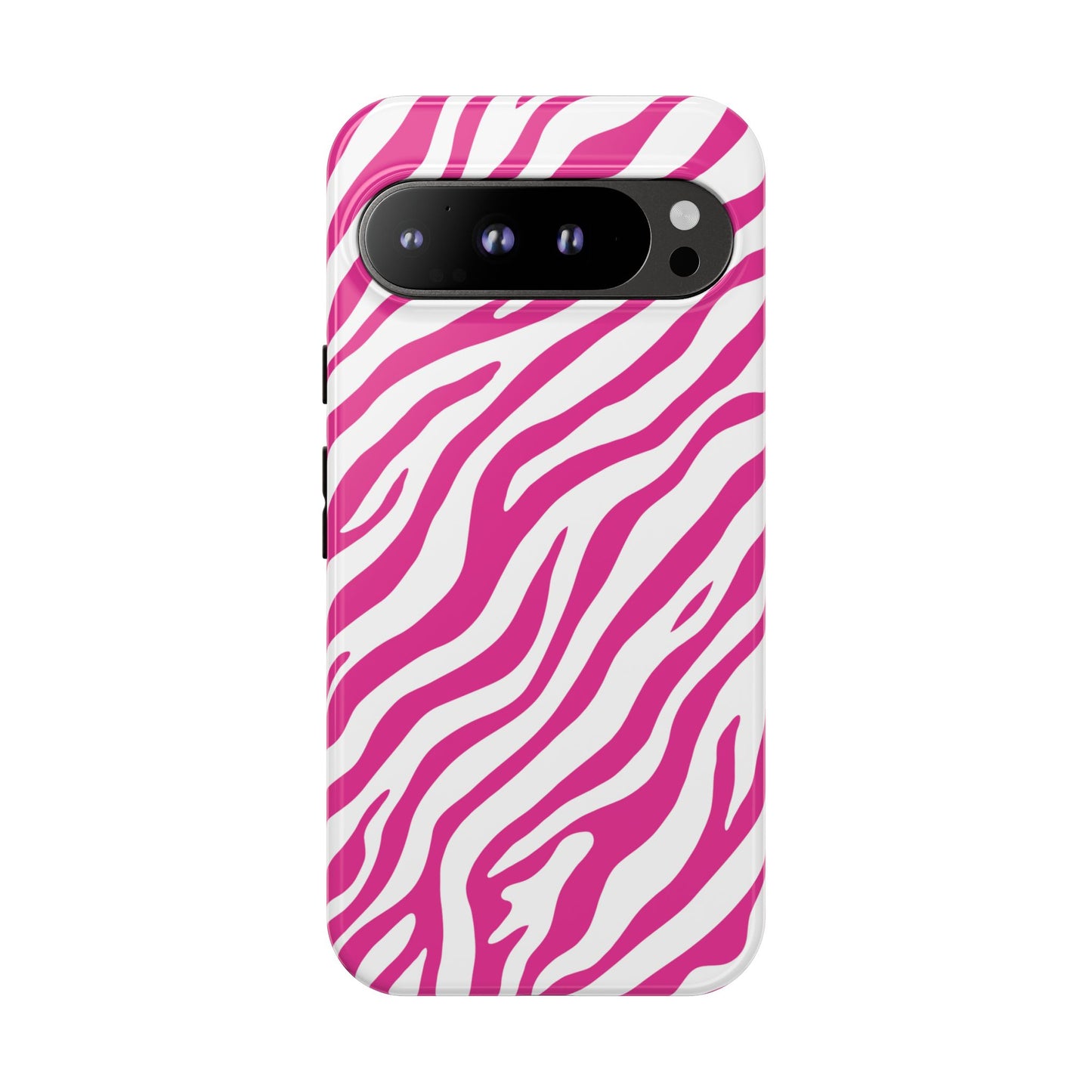 Stylish Hot Pink Zebra Print Phone Case