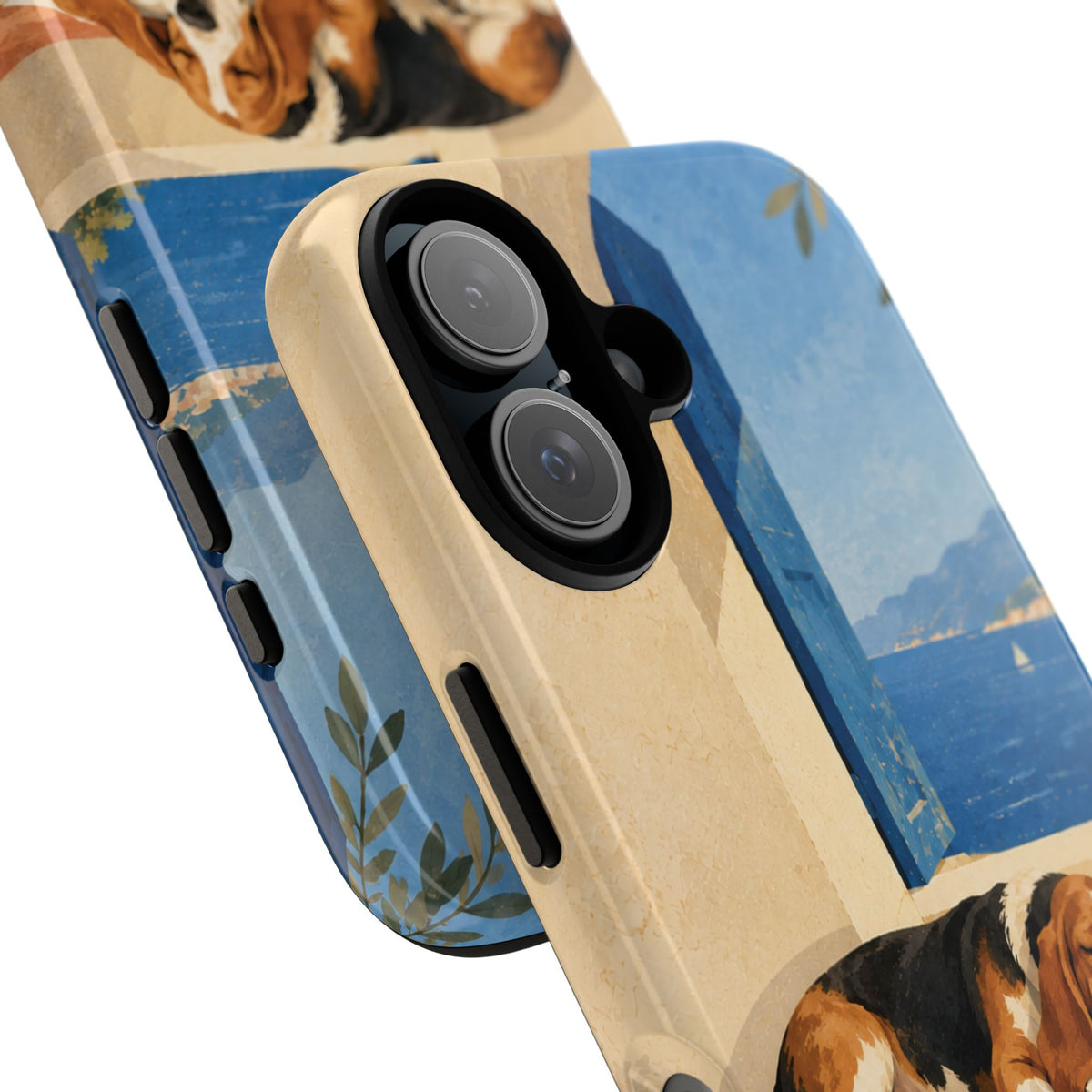Basset Hound Unfinished Chapter Phone Case - Multicolor Phone Case