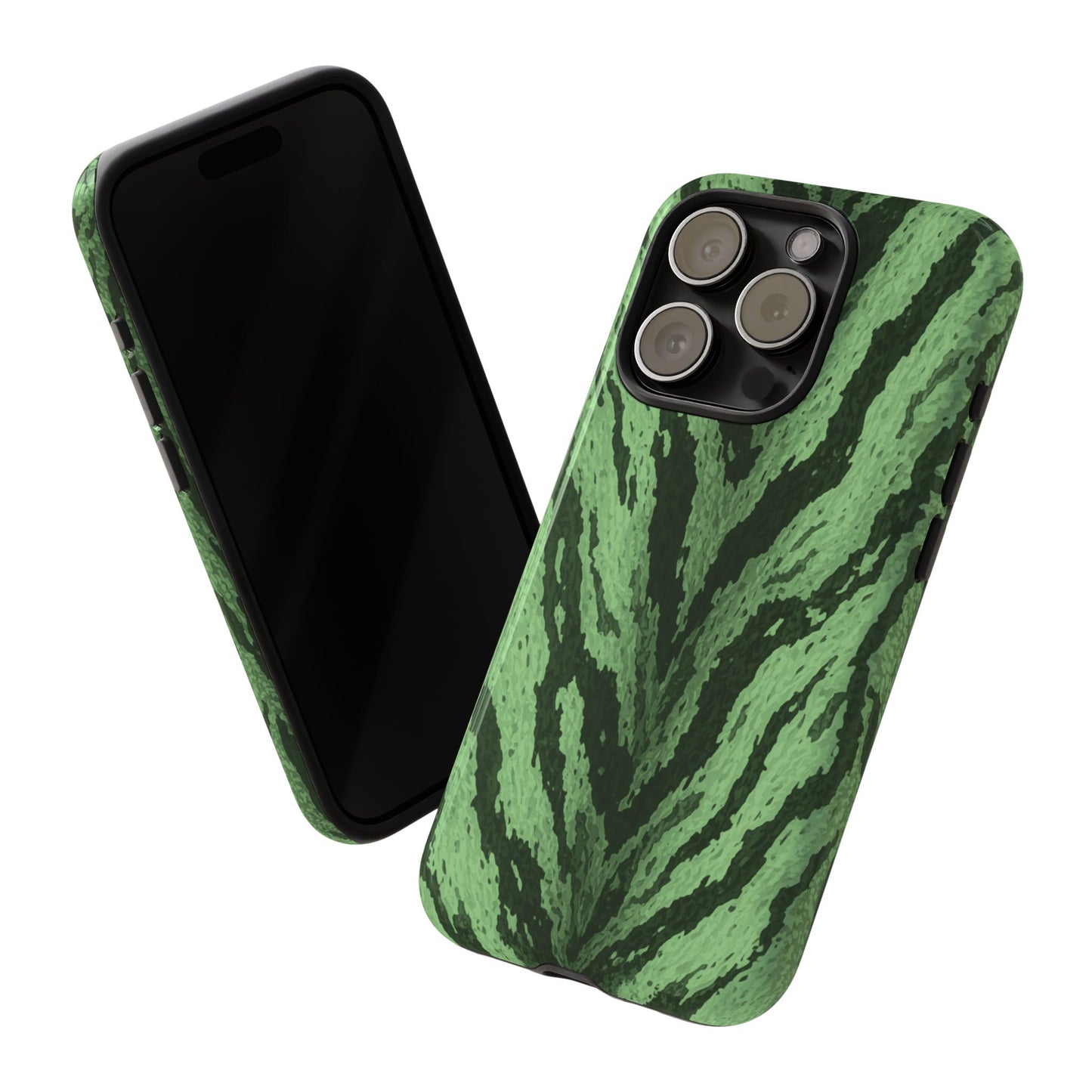 Sage Tiger Print Phone Case
