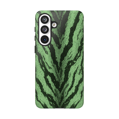 Sage Tiger Print Phone Case