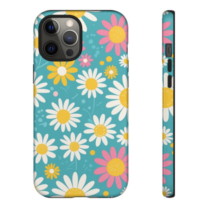iPhone 12 Pro Max / Glossy Phone Case - Daisies Floral Pattern 5 Phone Case
