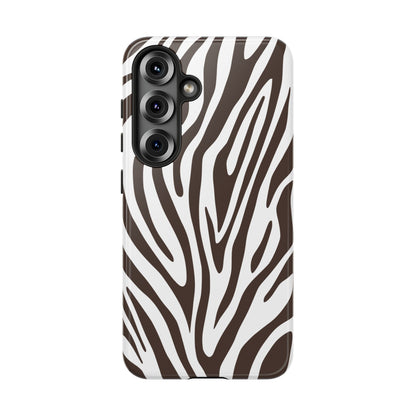 Graphic Brown Tiger Print Phone Case