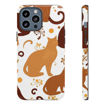 Abstract Cat Pattern Phone Case - Multicolor Phone Case - iPhone 13 Pro Max / Glossy