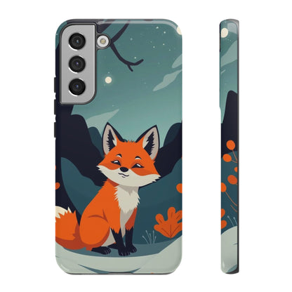 Samsung Galaxy S22 Plus / Glossy Phone Case - Cute Fox Design Phone Case