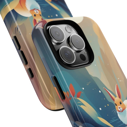 Stylised Rabbit Design Phone Case - Multicolor Phone Case