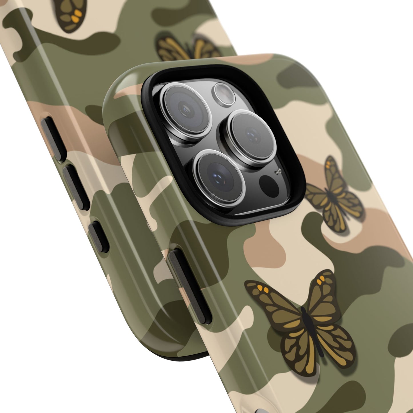 Phone Case - Green Butterfly Camo Phone Case