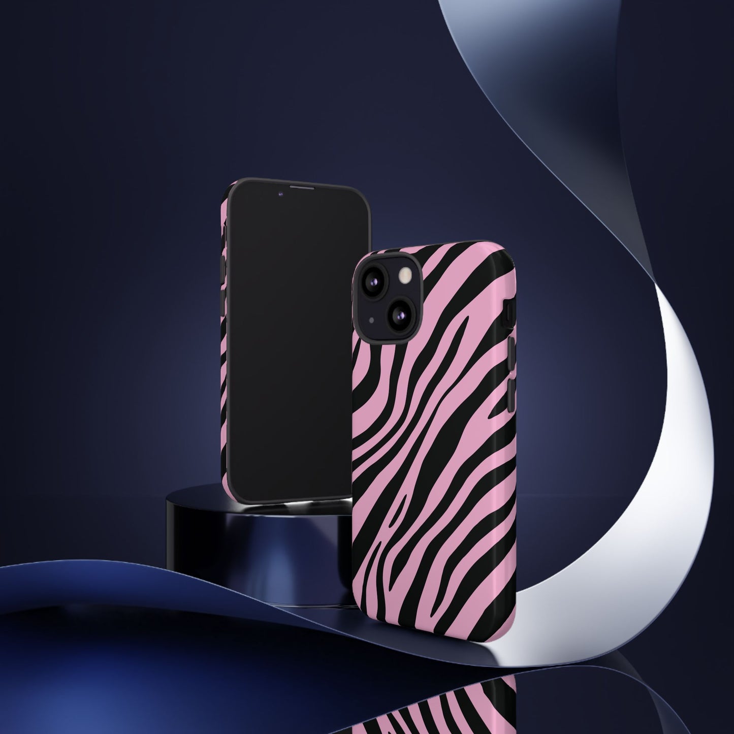 Modern Blush Zebra Print Phone Case