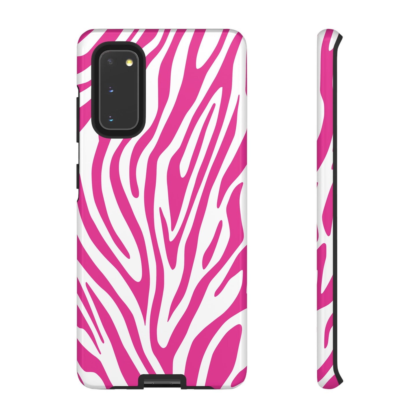 Graphic Hot Pink Tiger Print Phone Case