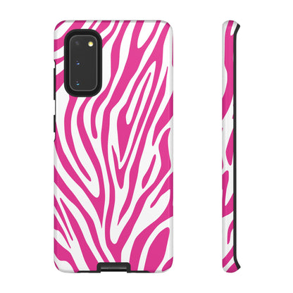 Graphic Hot Pink Tiger Print Phone Case
