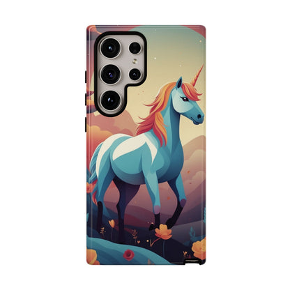 Stylised Unicorn Design Phone Case - Multicolor Phone Case - Samsung Galaxy S24 Ultra / Glossy