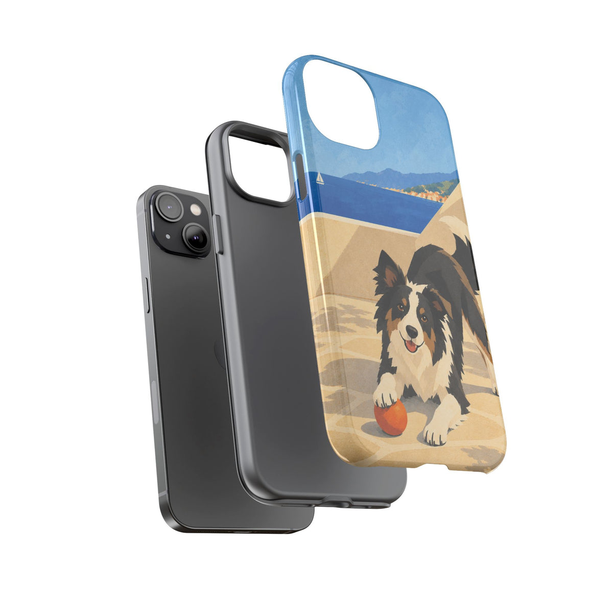Border Collie One More Throw Phone Case - Multicolor Phone Case