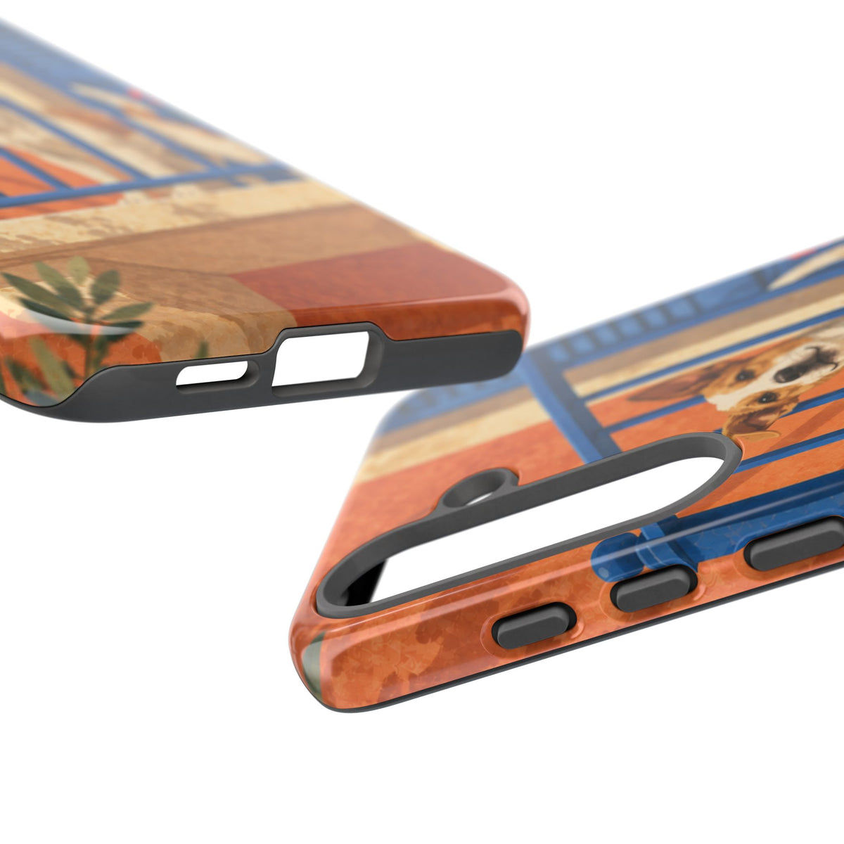 Jack Russell Terrier Balcony Busybody Phone Case - Multicolor Phone Case