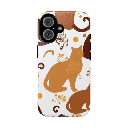 Abstract Cat Pattern Phone Case - Multicolor Phone Case - iPhone 16 / Glossy