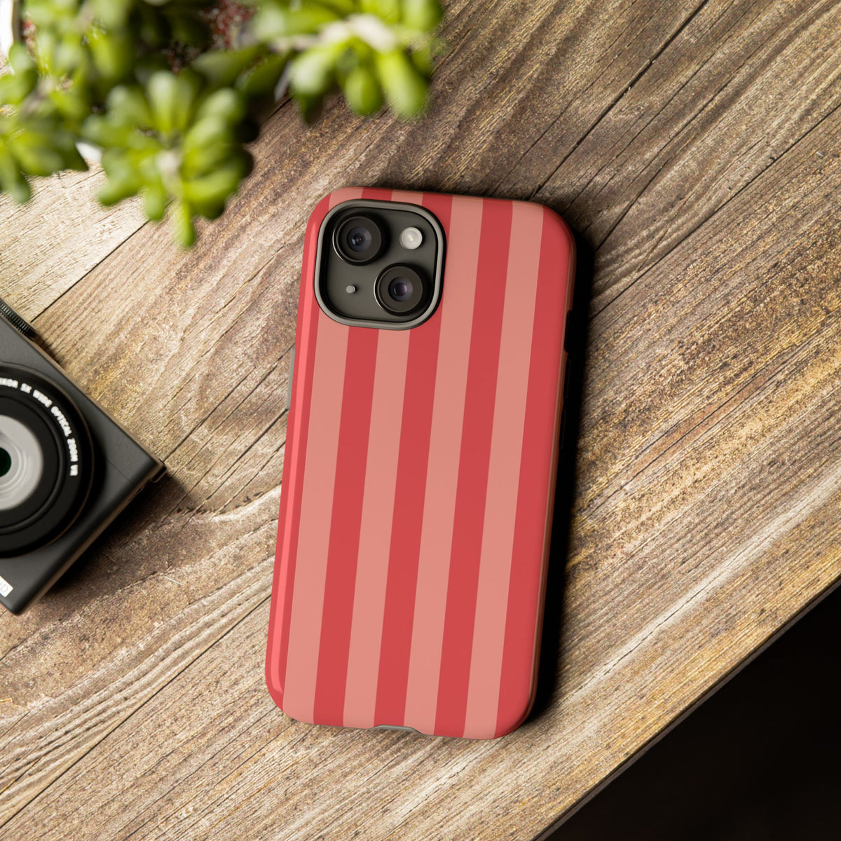 Light Pink Stripe Pattern Phone Case - Pink Phone Case