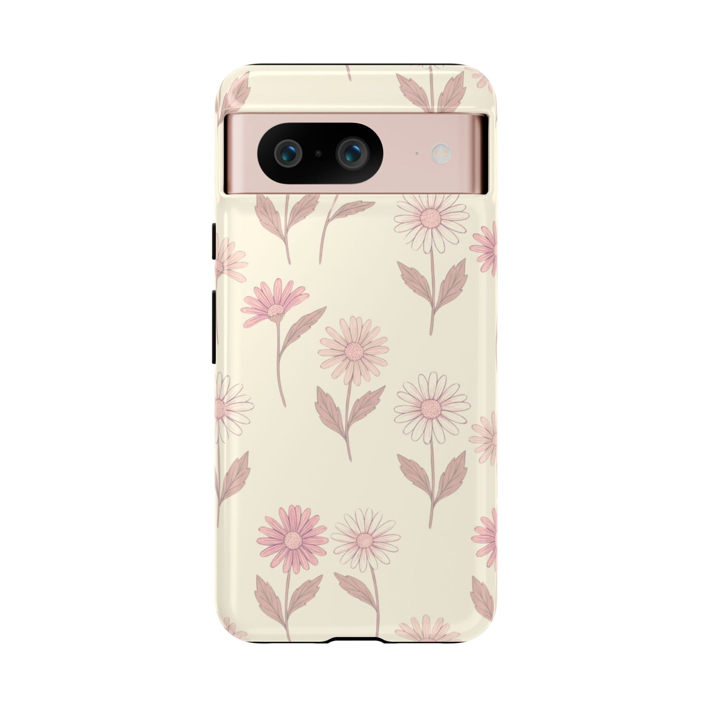 Pretty Blush Daisy Pattern Phone Case