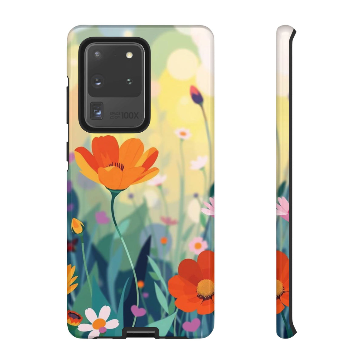 Pop Art Style Wildflower Design Phone Case - Multicolor Phone Case - Samsung Galaxy S20 Ultra / Glossy