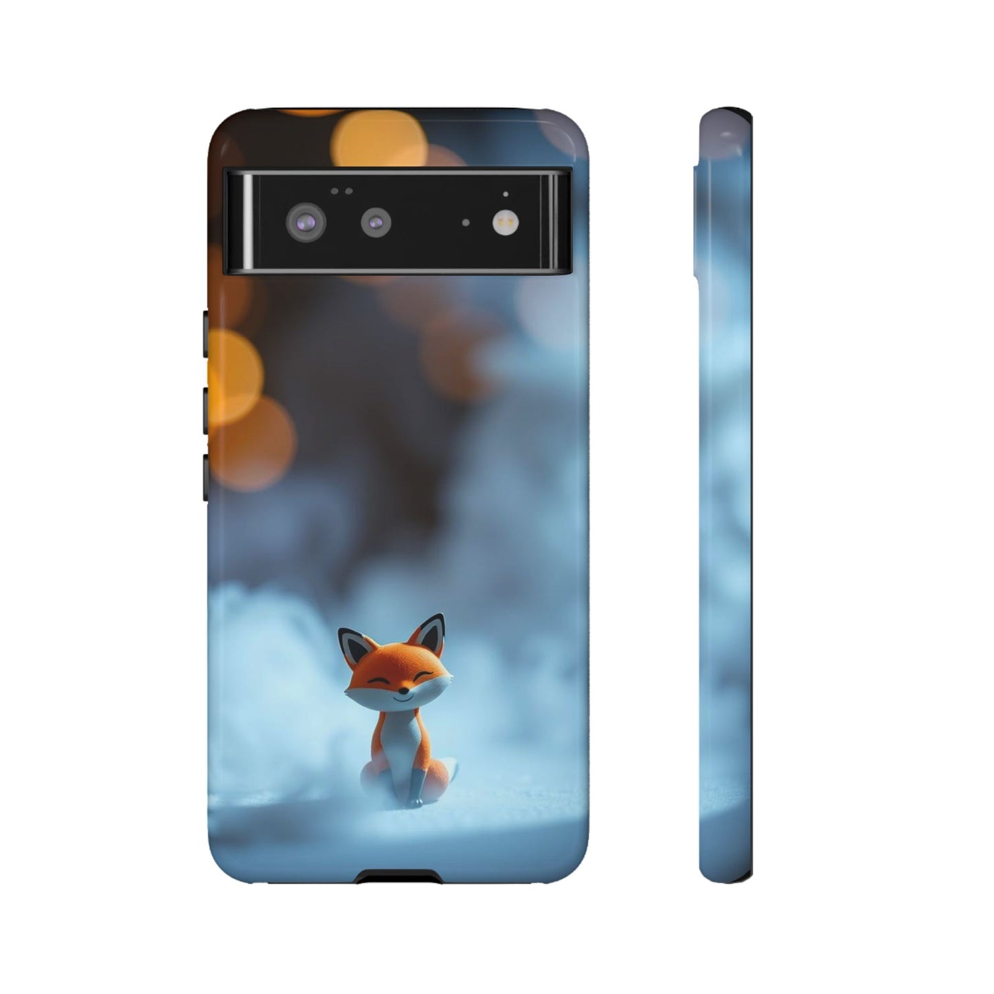 Google Pixel 6 / Glossy Phone Case - Cute Misty Fox Design Phone Case