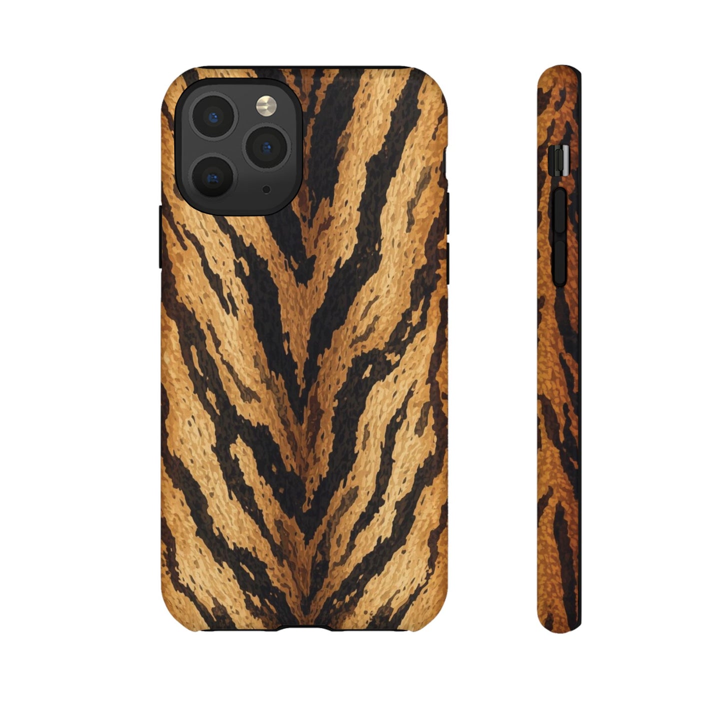 Amber Tiger Print Phone Case