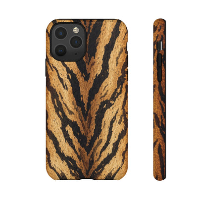Amber Tiger Print Phone Case