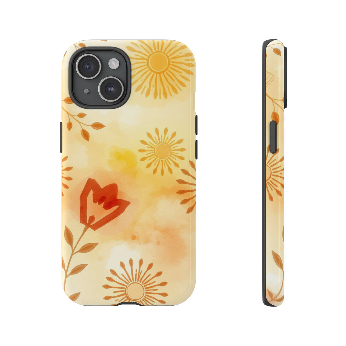 Boho Chic Watercolour Pattern Phone Case - Multicolor Phone Case - iPhone 15 / Glossy