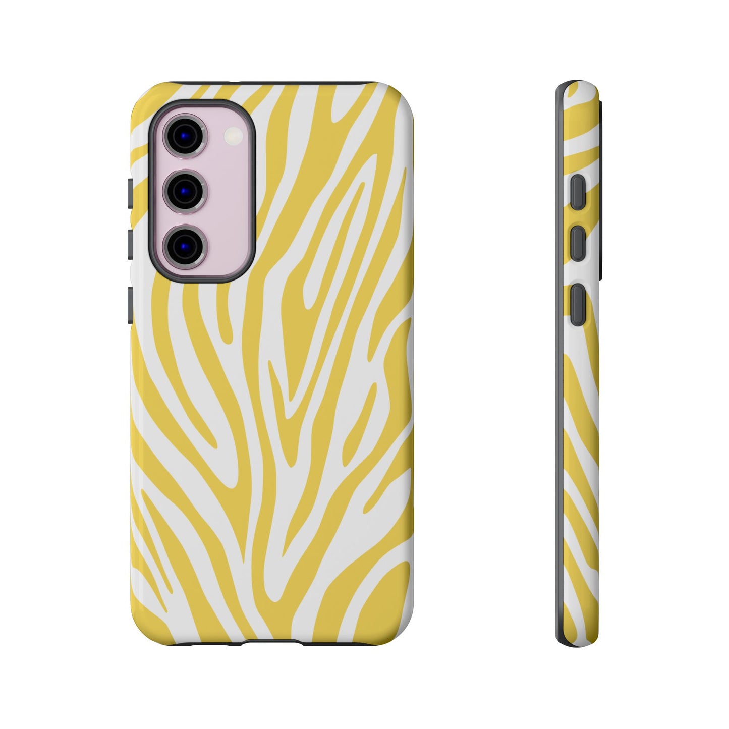 Graphic Yellow Tiger Print Phone Case