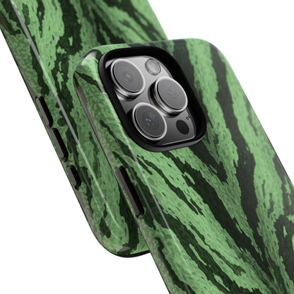 Sage Tiger Print Phone Case