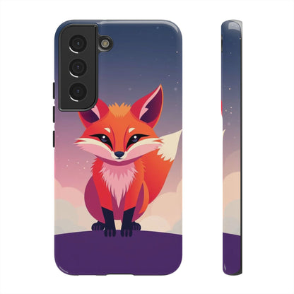 Samsung Galaxy S22 / Glossy Phone Case - Pop Art Fox Design Phone Case